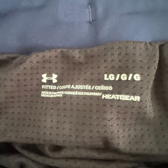 Under Armour Men's HeatGear SpeedPocket Fitted Running Shorts Size Large Blue - Picture 5 of 5